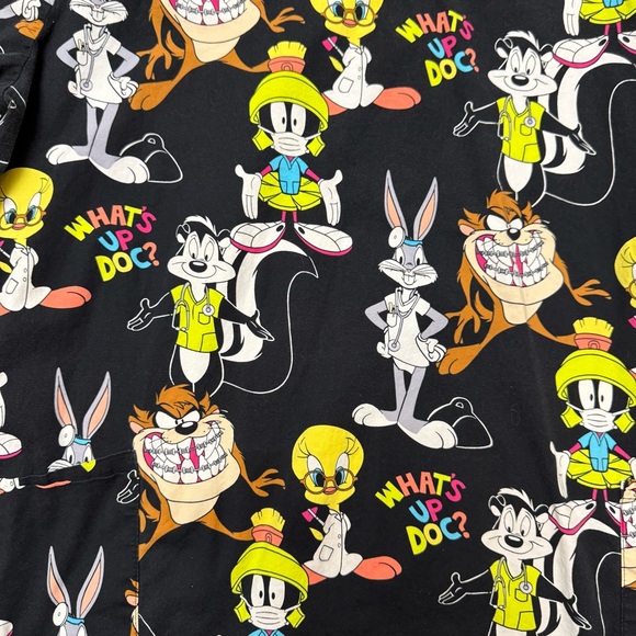 LOONEY TOONS Scrub Top Plus Size Scrubs - Picture 3 of 6
